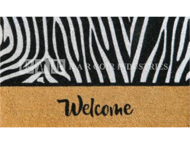 PVC Tufted Coir Mat (Printed)